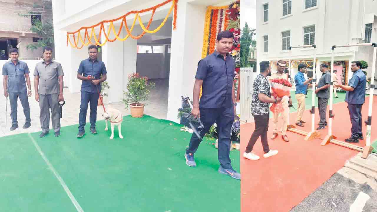 కేటీఆర్‌ పర్యటన సందర్భంగా పటిష్ట భద్రత