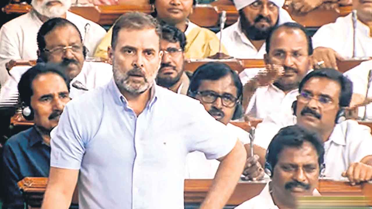 Rahul Gandhi |  మణిపూర్‌లో భరతమాత హత్య.. బీజేపీ ఎంపీలు దేశ భక్తులు కాదు.. దేశ ద్రోహులు: రాహుల్‌ గాంధీ