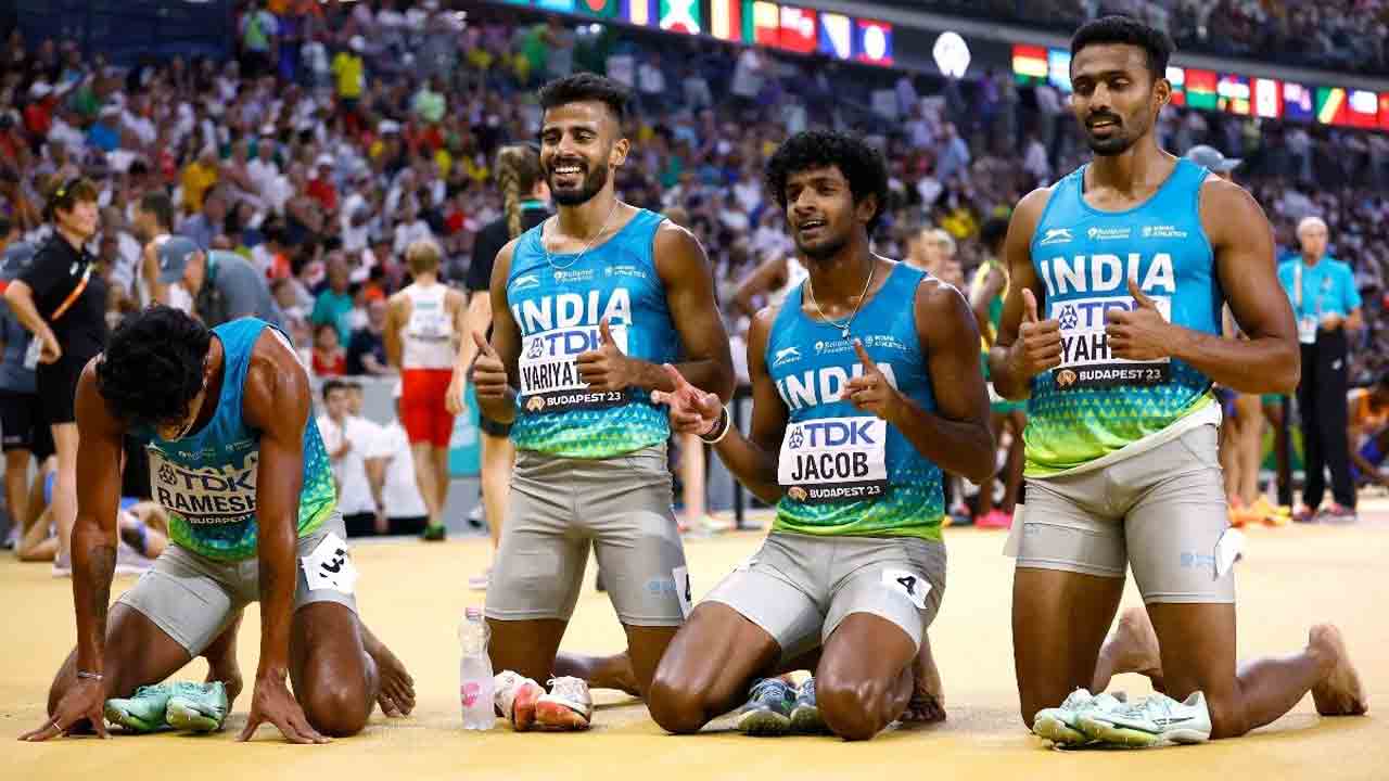 World Athletics Championships | భార‌త రీలే జ‌ట్టు స‌రికొత్త రికార్డు.. తొలిసారి ఫైన‌ల్లో అడుగు పెట్టింది