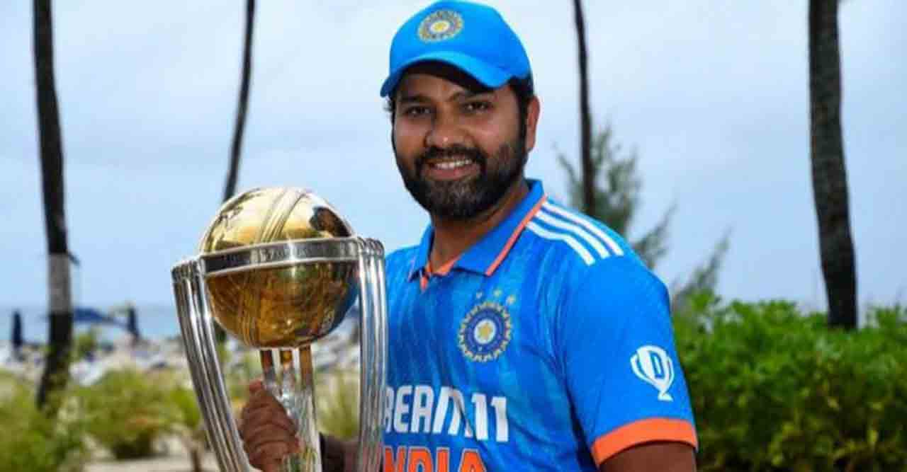 Rohit Sharma | వ‌ర‌ల్డ్ క‌ప్ ట్రోఫీతో రోహిత్ శ‌ర్మ‌.. టీమిండియా వ్యూహాలు ఏంటో చెప్పేశాడు..!