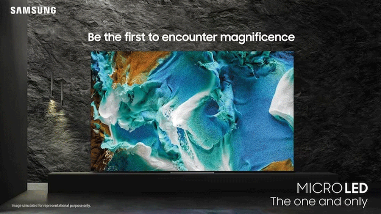 Ultra Premium Micro LED TV | శాంసంగ్ 110 ఇంచ్ మైక్రో ఎల్ఈడీ టీవీ లాంఛ్‌..ధ‌ర రూ. కోటి పైమాటే..!