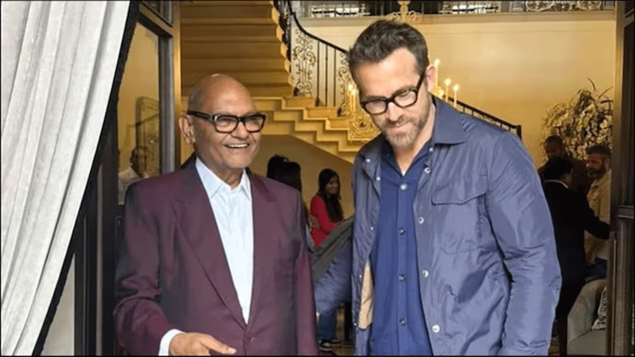 హాలీవుడ్ న‌టుడు ర్యాన్ రెనాల్డ్స్‌తో వేదాంత చీఫ్ అనిల్ అగ‌ర్వాల్ భేటీ