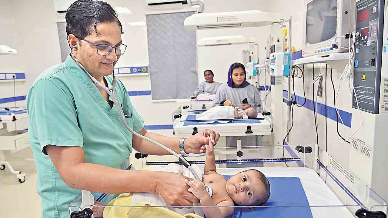 Gandhi Hospital |  ఆటస్థలంలా దవాఖాన.. పిల్లలను ఆకట్టుకొనేలా గాంధీలో పీడియాట్రిక్స్