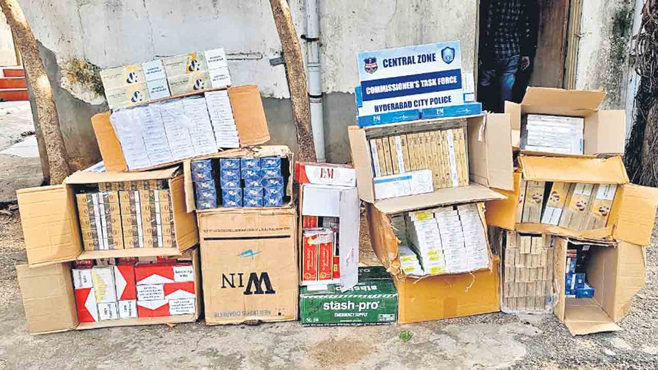 ఢిల్లీ కేంద్రంగా.. నగరంలో విదేశీ సిగరేట్లు