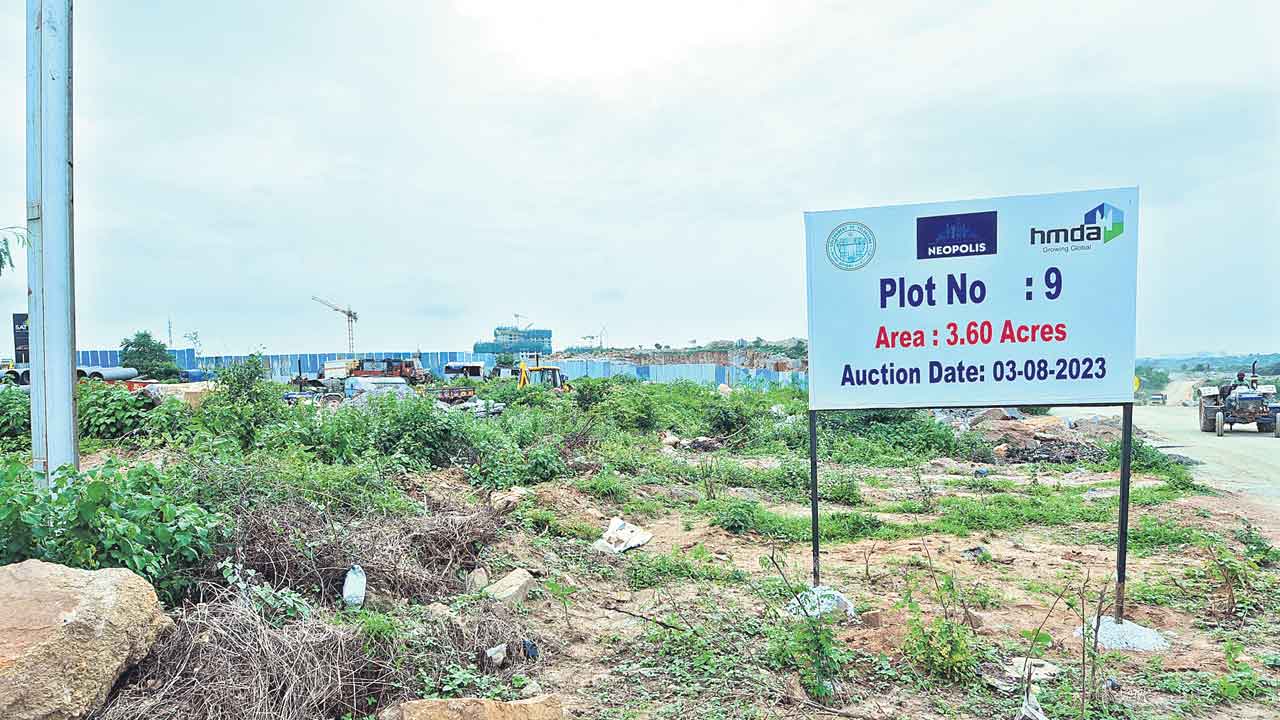 వేలంతో హెచ్‌ఎండీఏకు రూ.6945.33 కోట్ల ఆదాయం