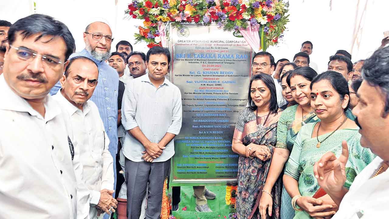 Minister KTR | చారిత్రక మూసీపై ఆధునిక వంతెనలు.. 9 వేల కోట్లతో ఎస్‌ఆర్‌డీపీ, ఎస్‌ఎన్‌డీపీ పనులు: మంత్రి కేటీఆర్‌