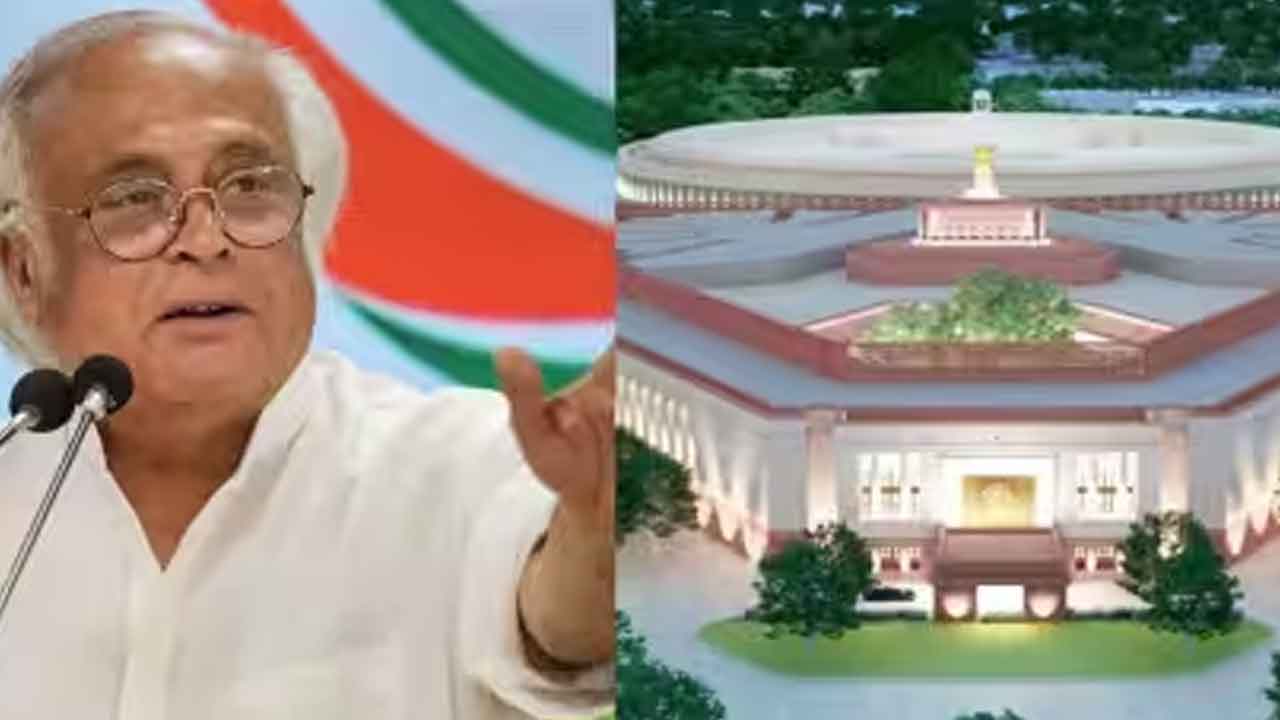 Parliament Building |  నూతన పార్లమెంట్‌ను మోదీ మల్టీప్లెక్స్‌గానో, మోదీ మారియట్‌గానో పిలవాలి: జైరామ్‌ రమేశ్‌