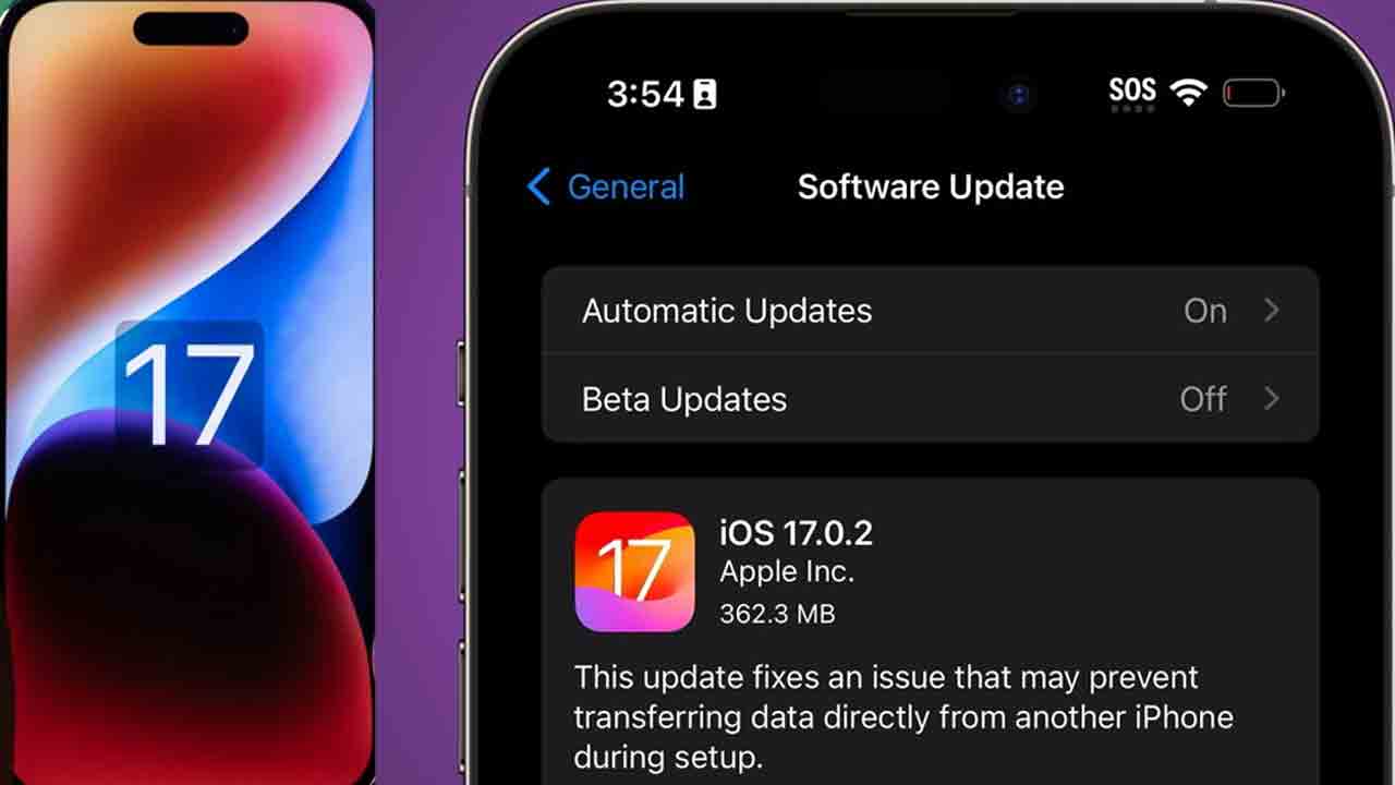 Apple iOS Update | ఐఓఎస్ 17.0.2 రిలీజ్ చేసిన ఆపిల్.. సెర్ట్-ఇన్ అలర్ట్ ఇలా..!