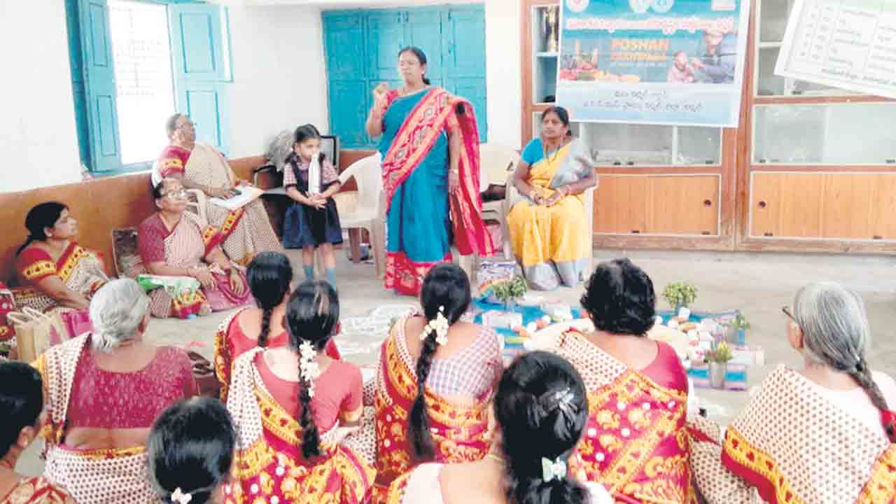 పోషణ మాసం.. ఆరోగ్య రక్షణే లక్ష్యం