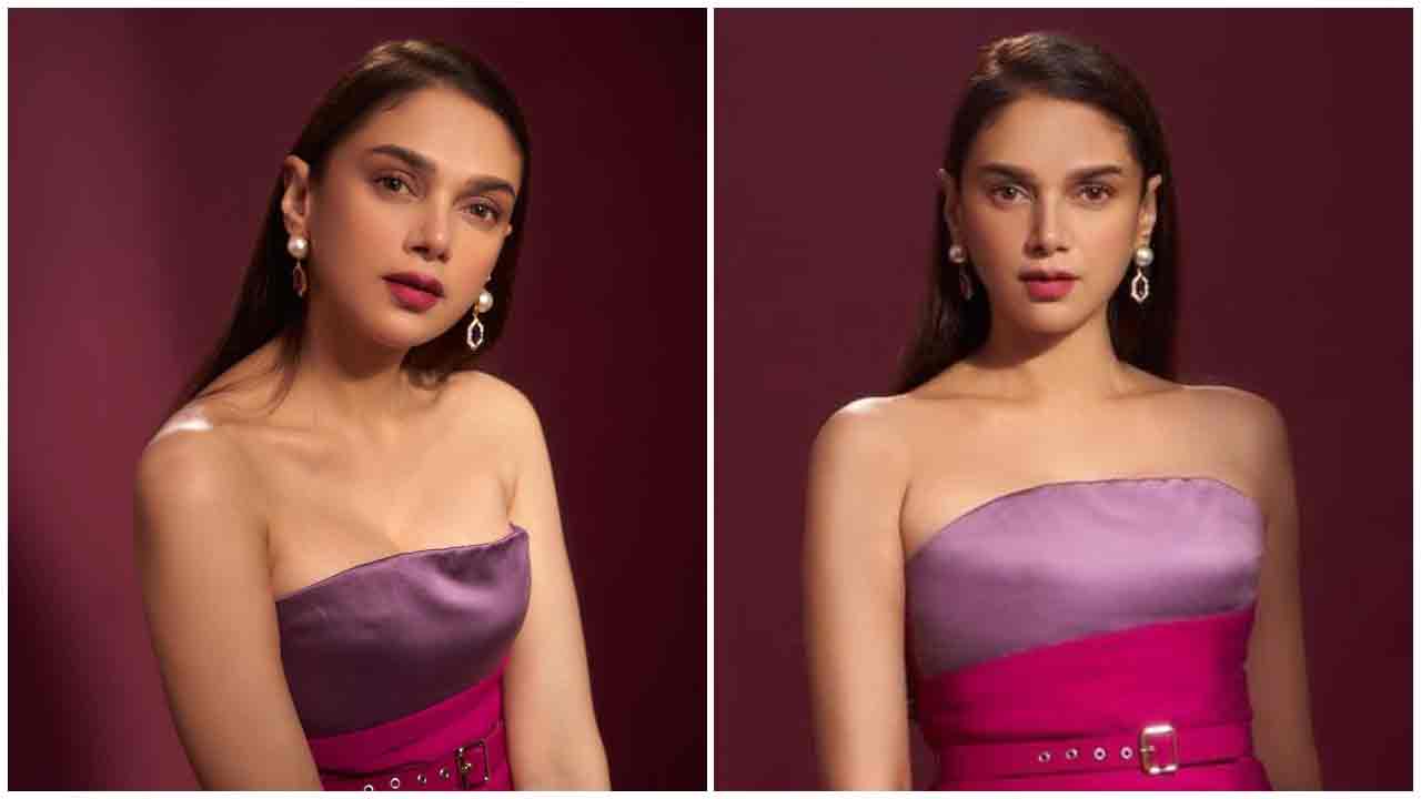 Aditi Rao Hydari | పింక్ డ్రెస్‌లో కైపెక్కిస్తున్న అదితి రావు హైదరీ..