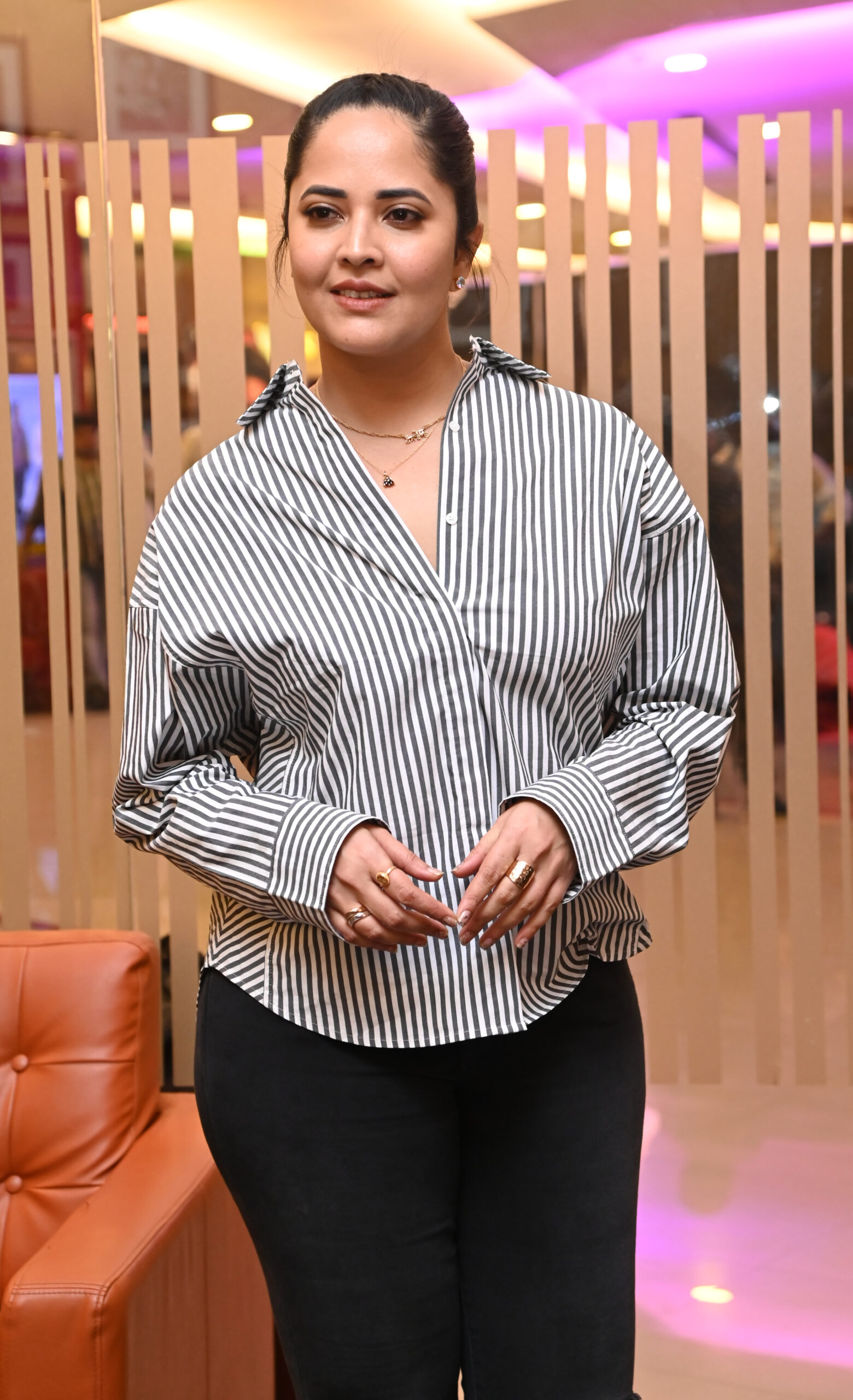 Anasuya Bharadwaj At Pedda Kapu 1 Movie Trailer Launch