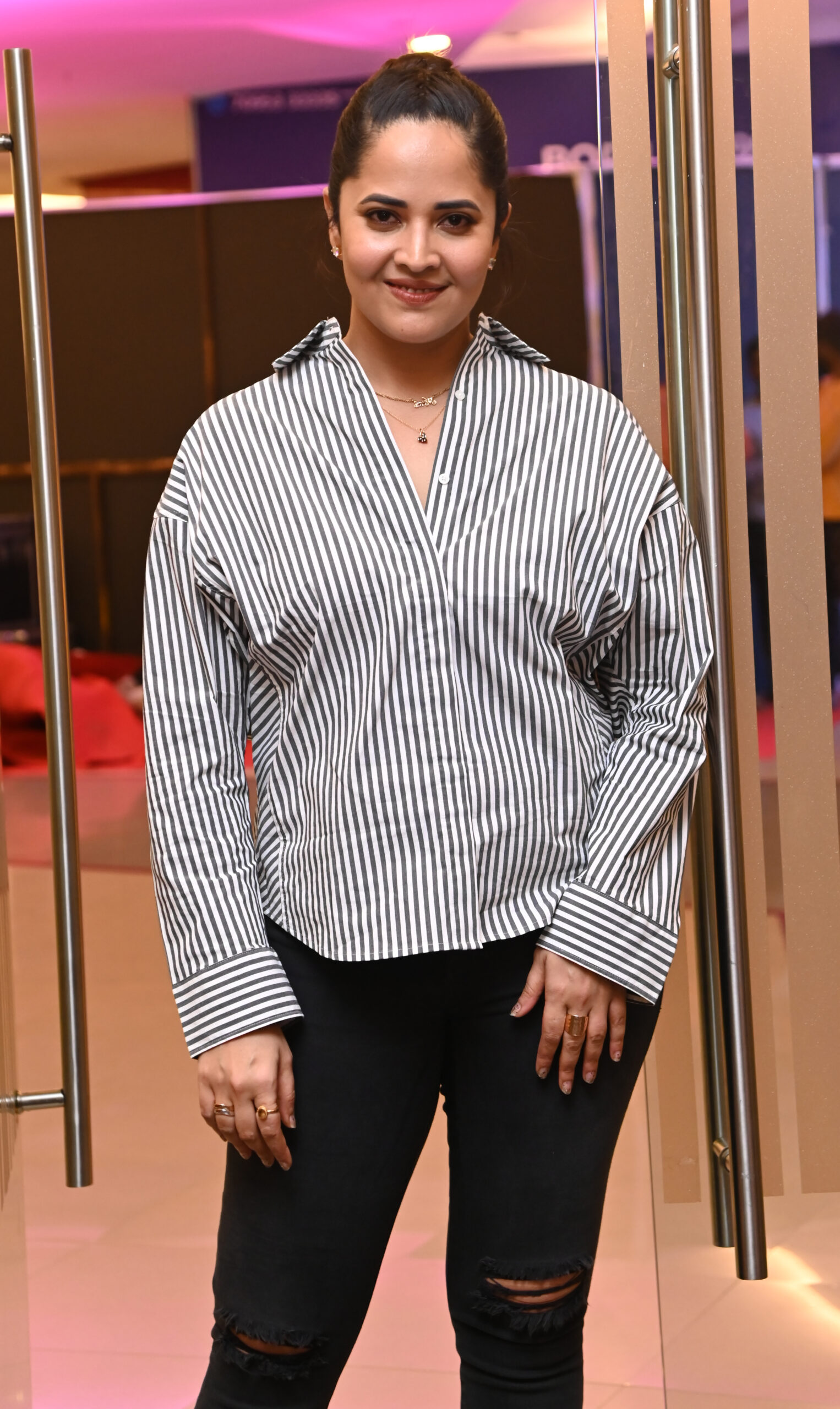 Anasuya Bharadwaj At Pedda Kapu 1 Movie Trailer Launch