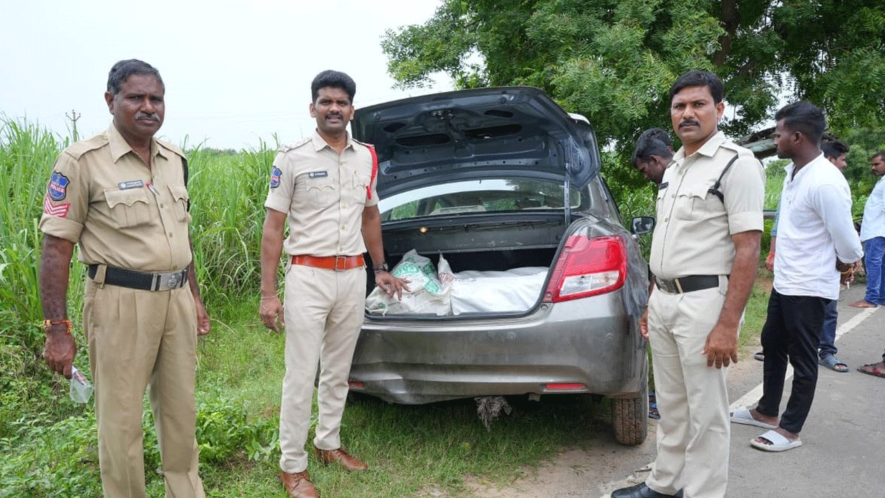 దాచాపురంలో 80 కిలోలు గంజాయి పట్టివేత..