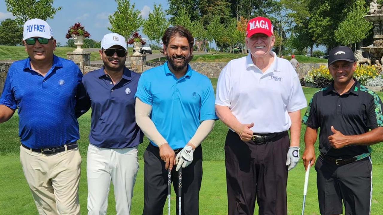 MS Dhoni | అమెరికా మాజీ అధ్యక్షుడు ట్రంప్‌తో గోల్ఫ్‌ ఆడిన ధోనీ..! వీడియో వైరల్‌..!