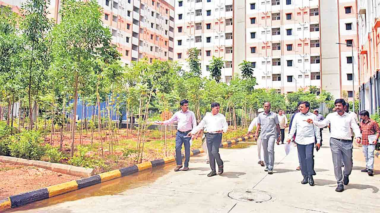 నేడు ‘డబుల్‌’ ఇండ్ల గృహప్రవేశాలు