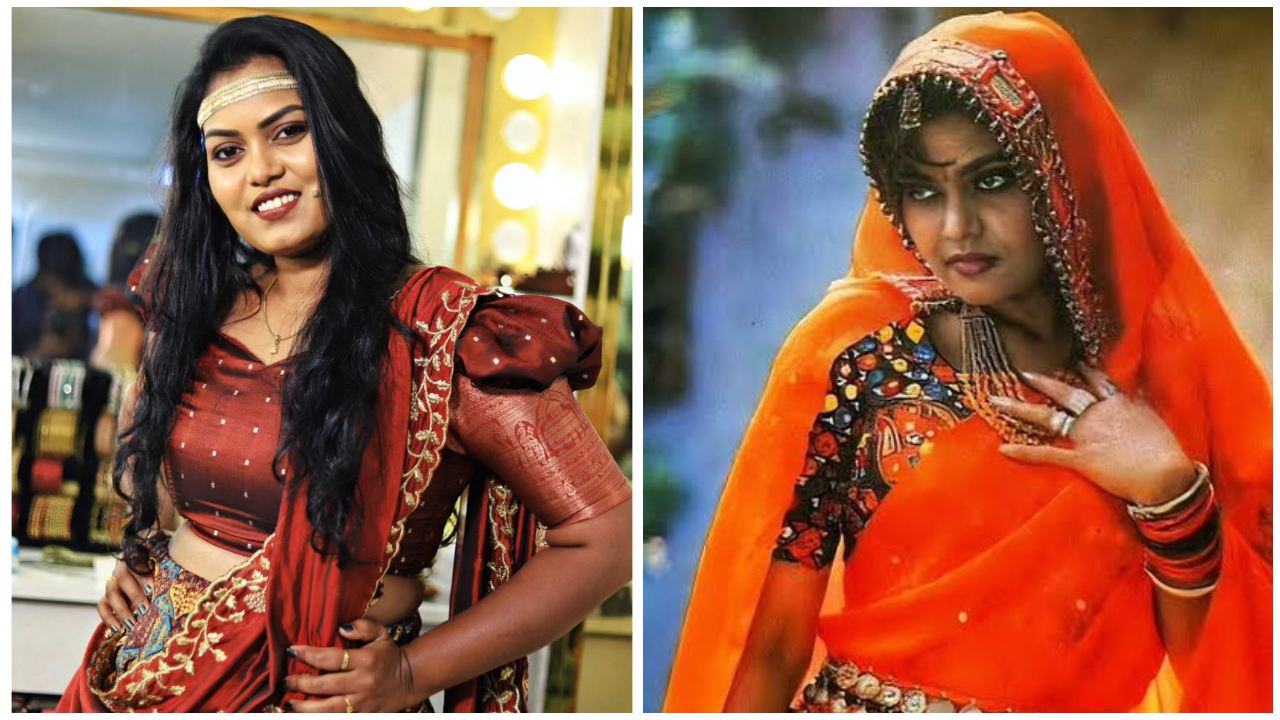 Gandhi Vishnu Priya | అలనాటి అందాన్ని మరిపిస్తోన్న ముద్దుగుమ్మ గాంధీ విష్ణు ప్రియ.. సిల్క్‌ స్మిత కేమాత్రం తీసిపోదు..