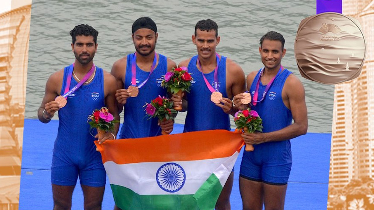 Asian Games | రోయింగ్‌లో భారత్‌కు నాలుగో పతకం.. పురుషుల ఫోర్‌ ఈవెంట్‌లో కాంస్యం