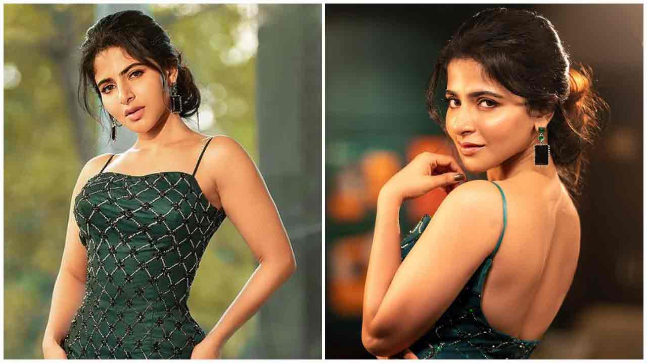 Iswarya Menon | గ్రీన్ డ్రెస్‌లో ఐశ్వర్యా మీనన్ కిర్రాక్ లుక్స్..