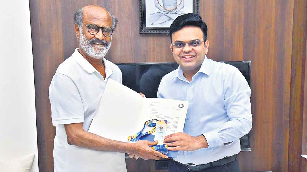 ODI World Cup 2023 | వన్డే వరల్డ్ కప్ విశిష్ట అతిథిగా తలైవా.. రజినీకాంత్కు గోల్డెన్ అందజేసిన బీసీసీఐ కార్యదర్శి జై షా