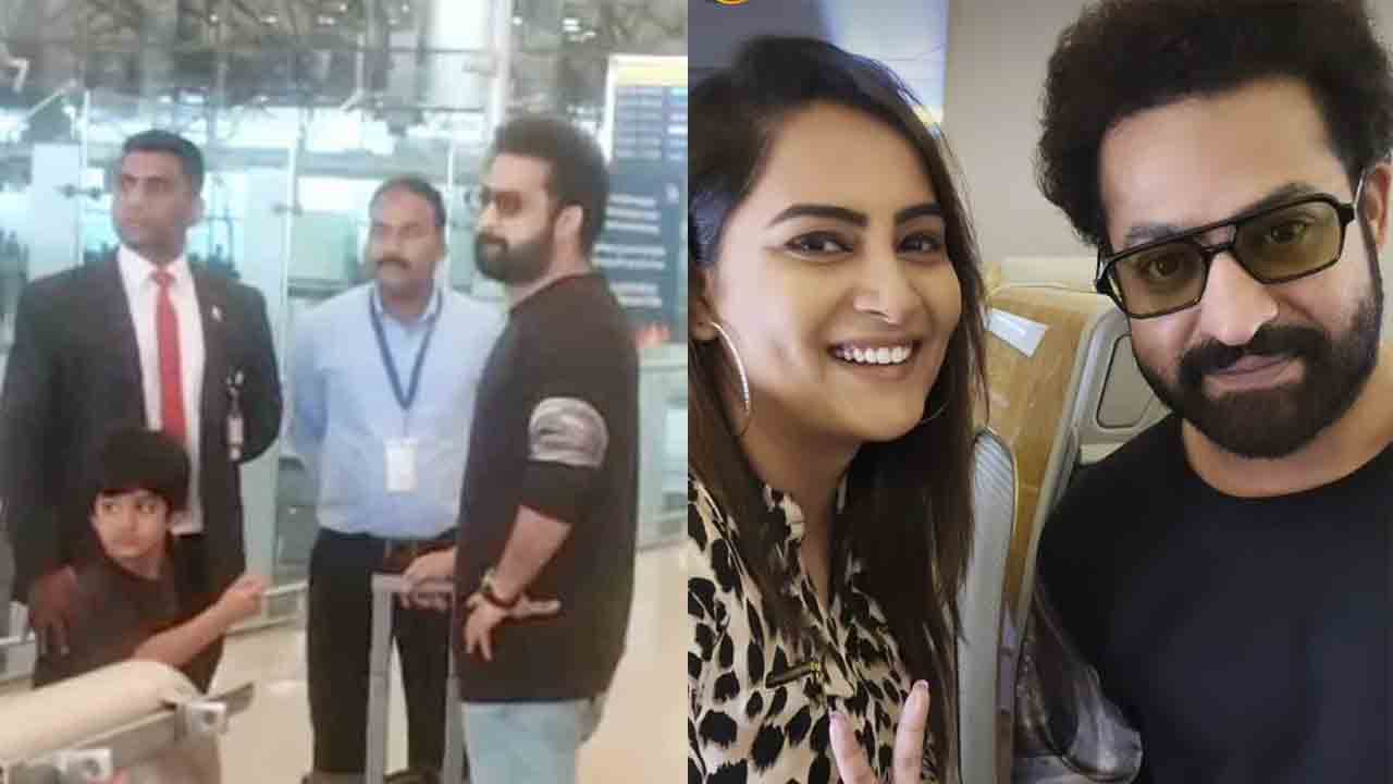 Jr NTR | షూటింగ్‌కు బ్రేక్‌.. దుబాయ్‌కు ఫ్యామిలీతో జూనియర్ ఎన్టీఆర్