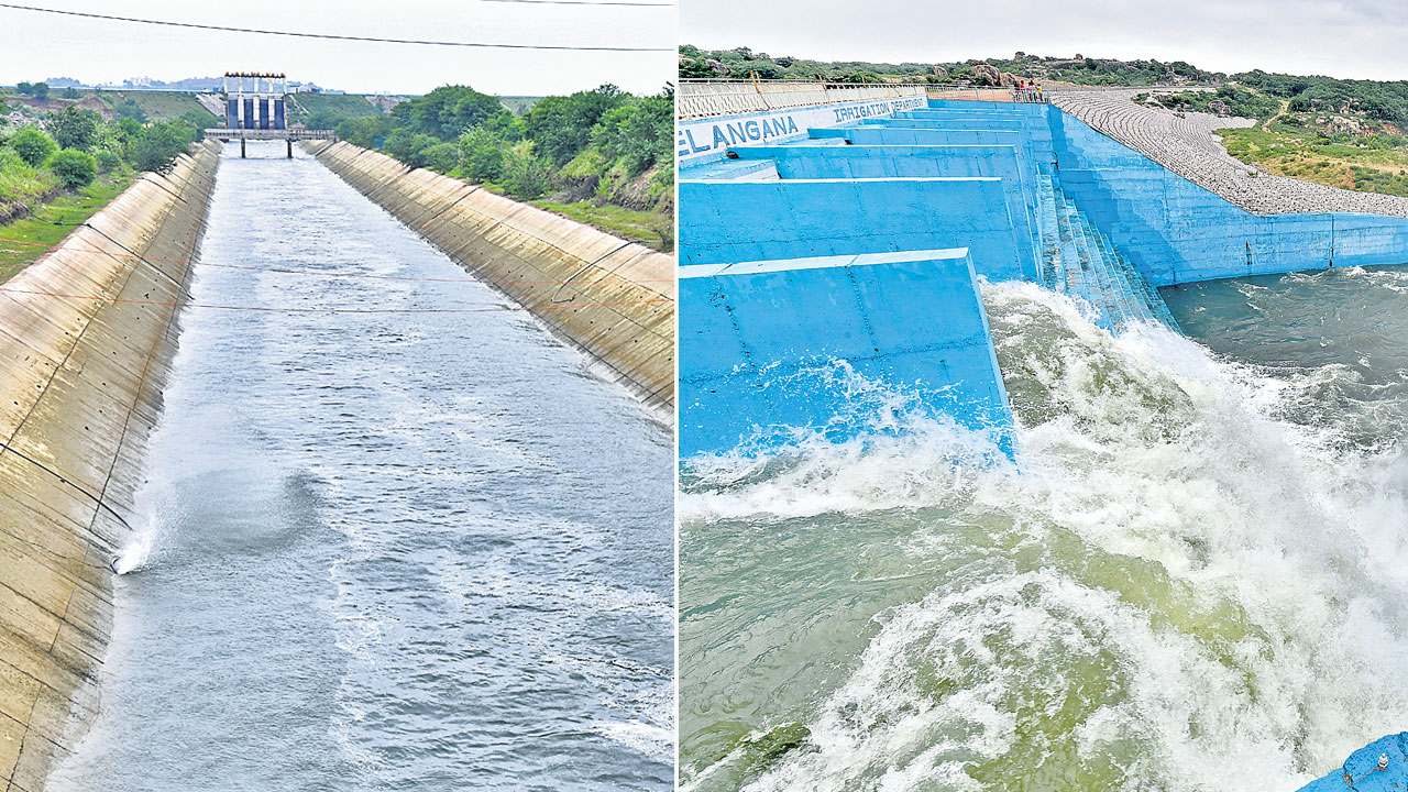 Telangana |  కృష్ణానదిలో పెరిగిన వరద.. గోదావరి బేసిన్‌లో యథావిధిగా ప్రవాహాలు