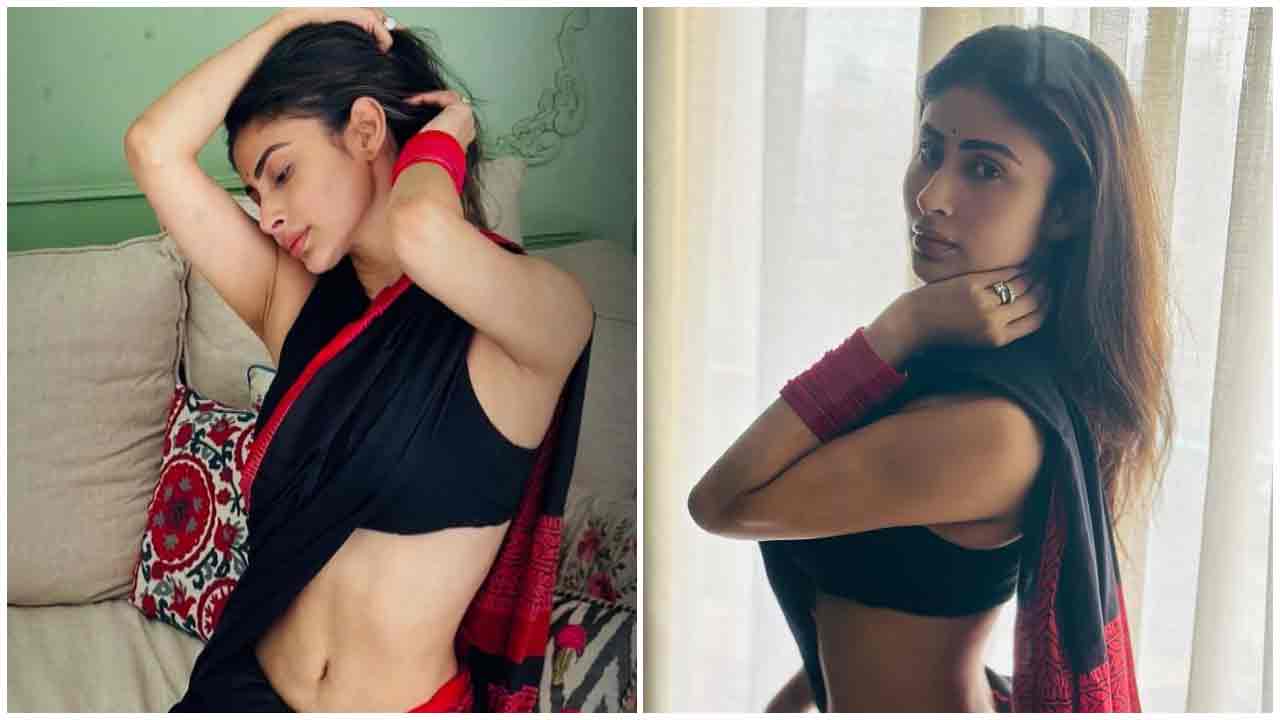 Mouni Roy | నల్ల చీరలో హొయలు పోయిన మౌనీ రాయ్..