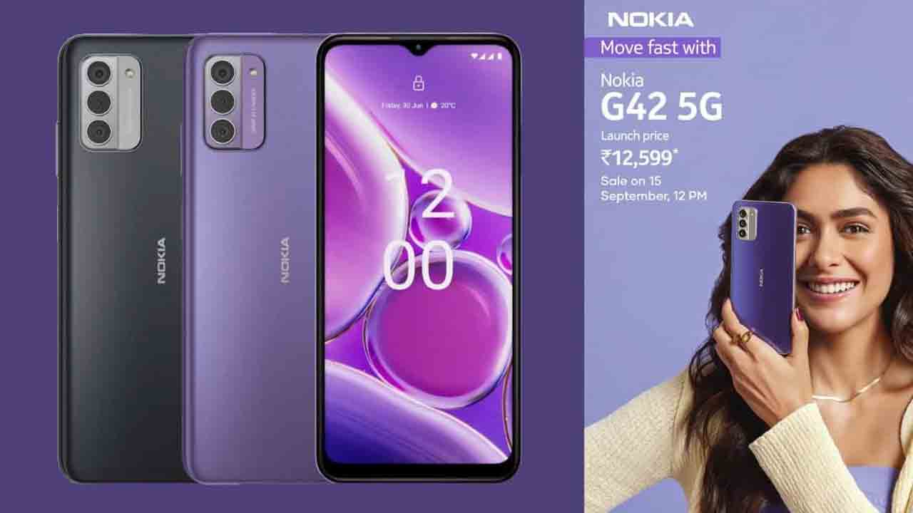 Nokia G42 5G | మార్కెట్లోకి నోకియా బడ్జెట్ సెగ్మెంట్ స్మార్ట్ ఫోన్.. ఏఐ బేస్డ్ ట్రిపుల్ కెమెరా.. ఇవీ స్పెషిఫికేషన్స్..!
