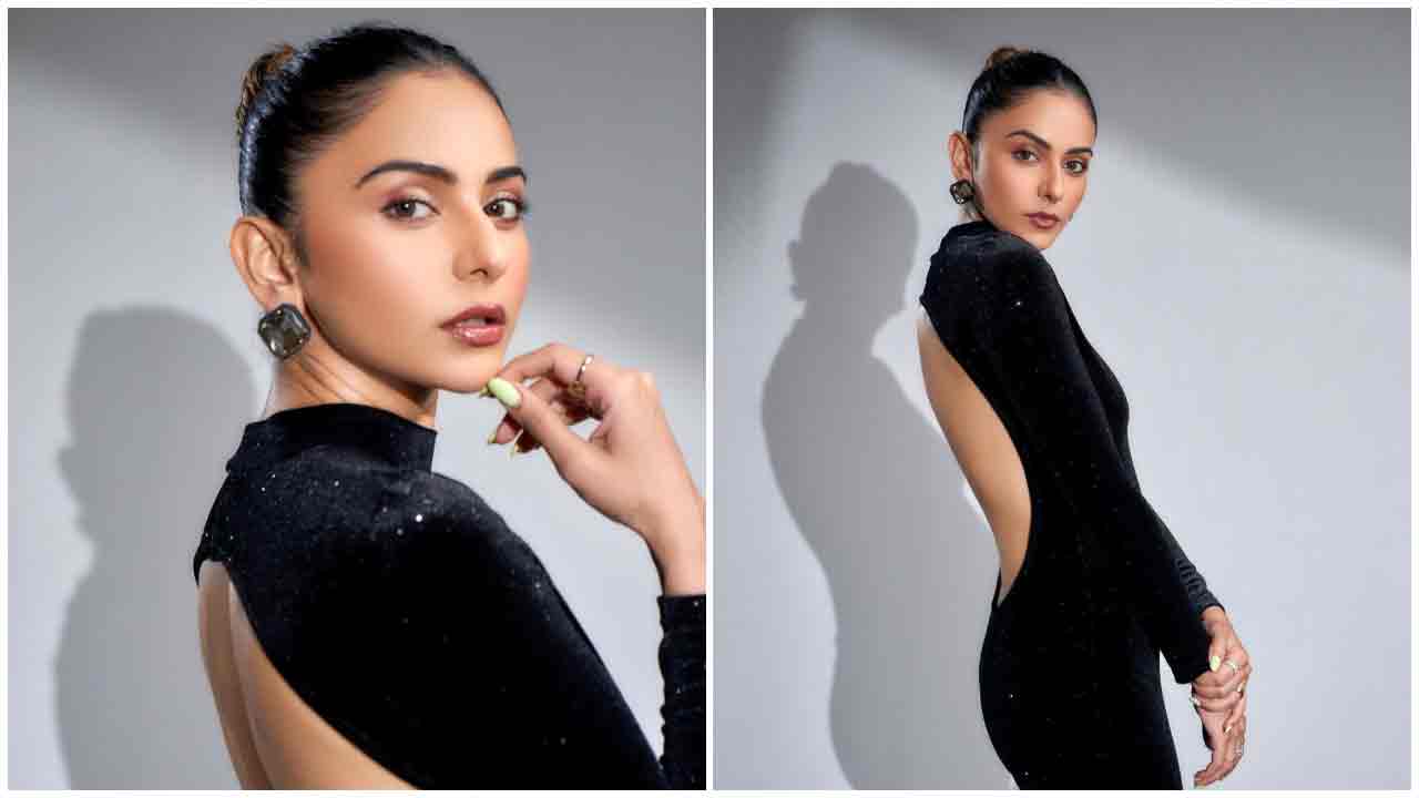Rakul Preet Singh | బ్యాక్ లెస్ అందాలతో  హొయలు పోయిన రకుల్‌ ప్రీత్‌ సింగ్..