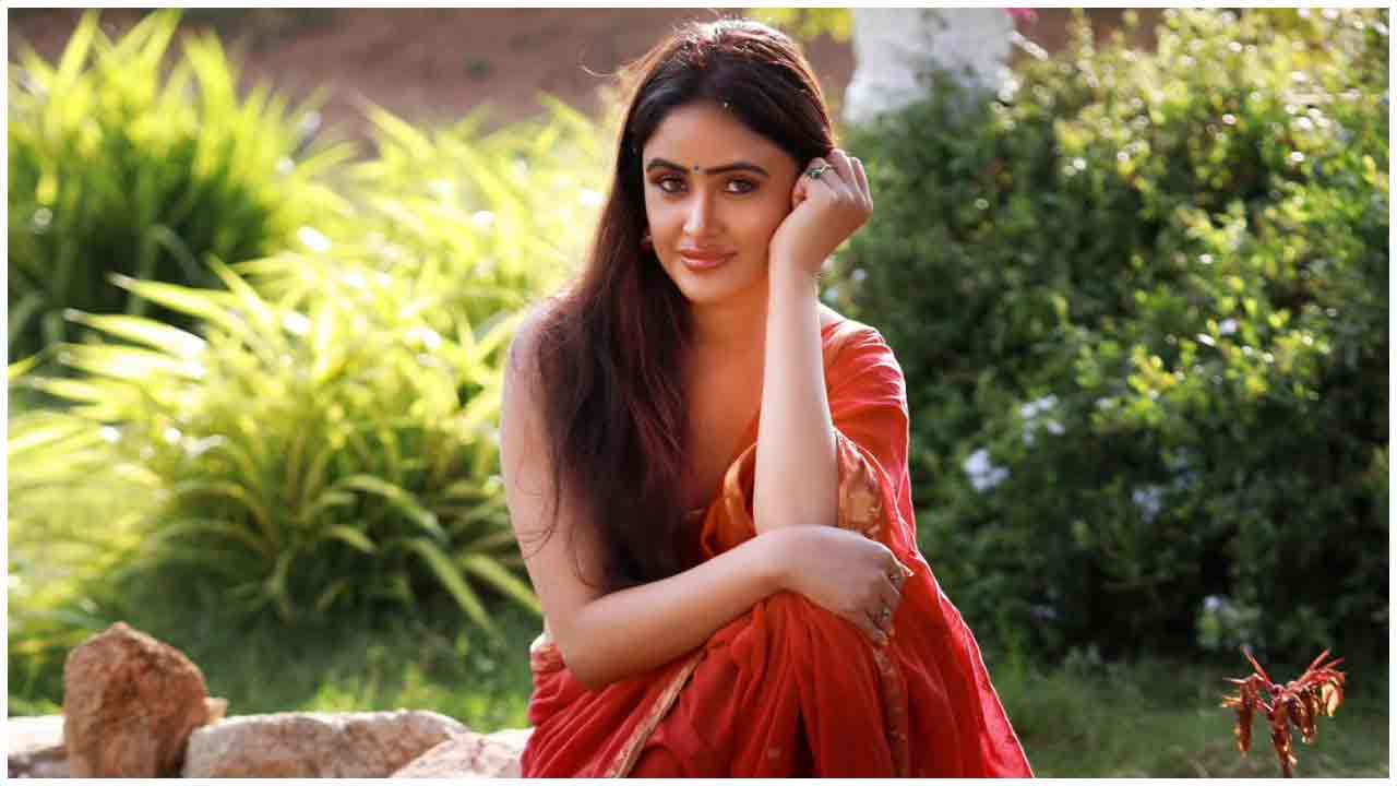 Sony Charishta | చెంగావి రంగు చీర కట్టుకుని కవ్విస్తున్న సోనీ ఛరిష్ట..