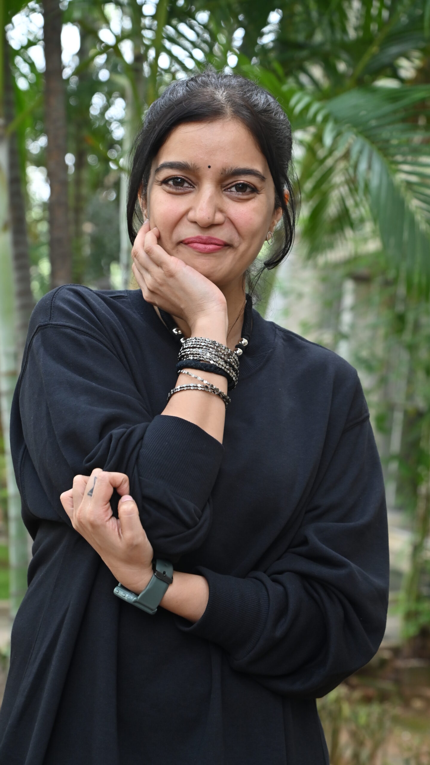 Swathi Reddy At Month Of Madhu Movie Press Meet
