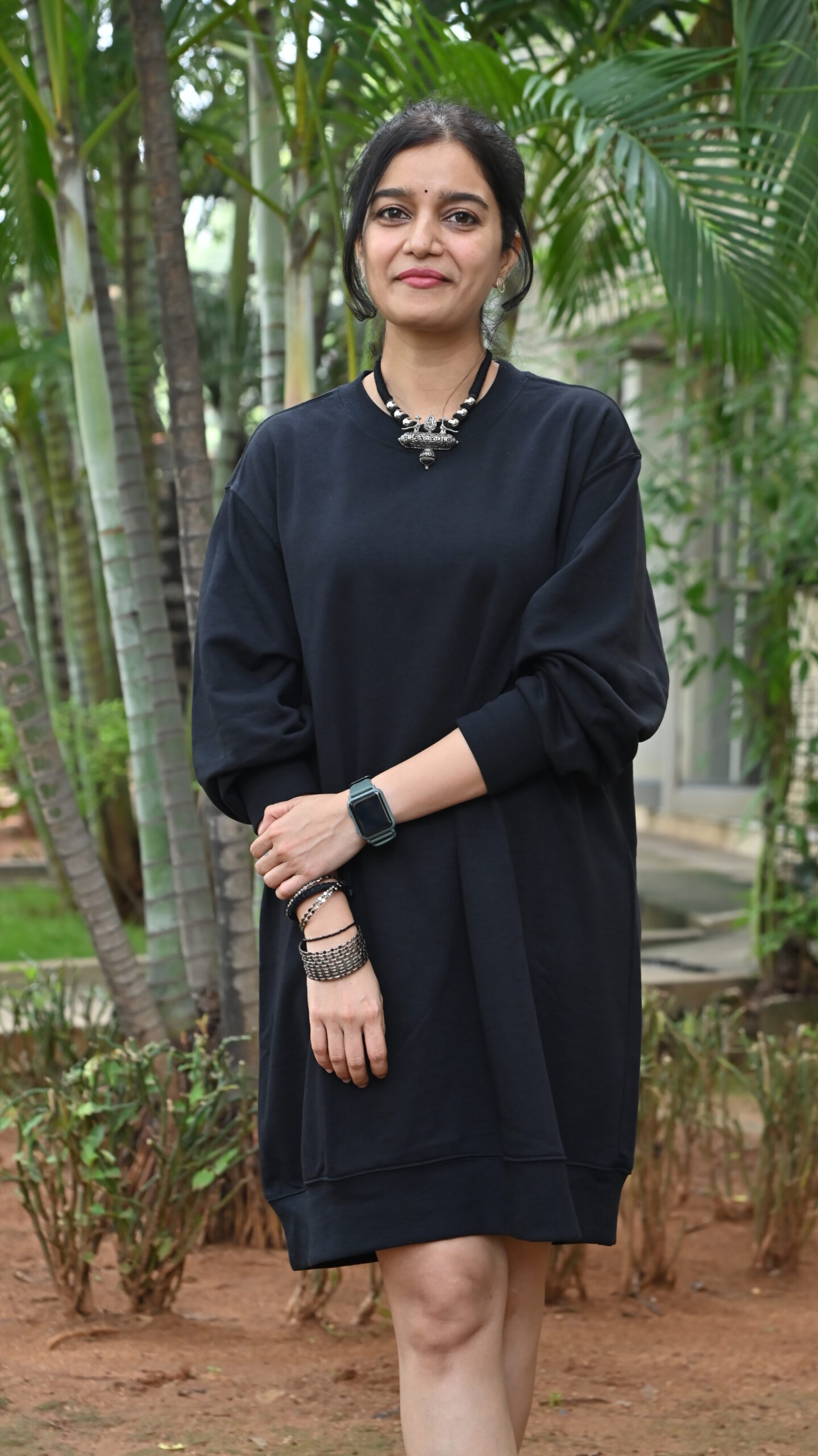 Swathi Reddy At Month Of Madhu Movie Press Meet