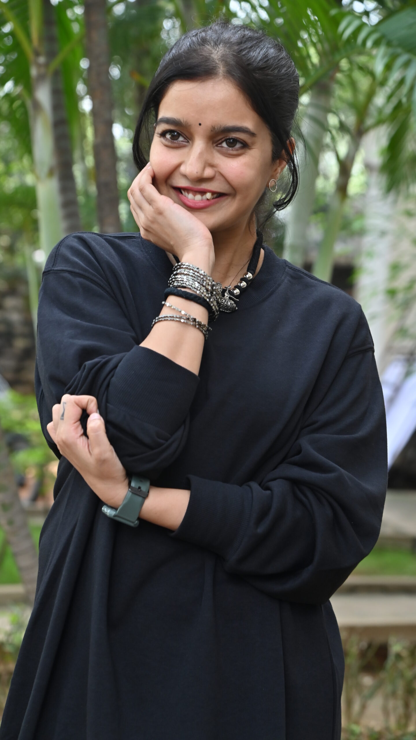 Swathi Reddy At Month Of Madhu Movie Press Meet