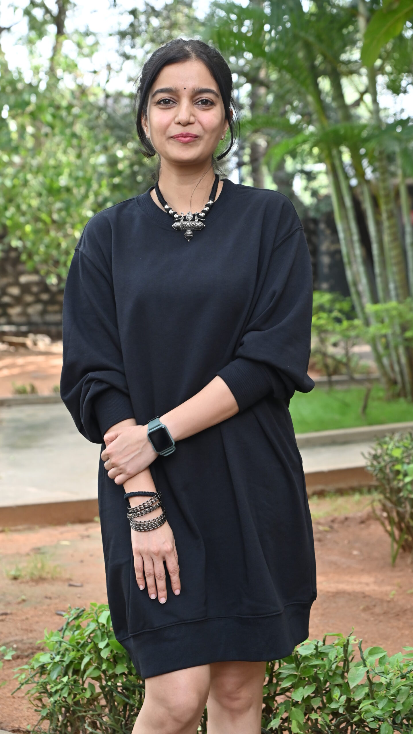 Swathi Reddy At Month Of Madhu Movie Press Meet