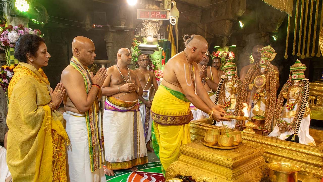 Brahmotsavam | నేత్రపర్వంగా మలయప్ప స్నపన తిరుమంజనం.. చూసిన వారిదే భాగ్యం..!