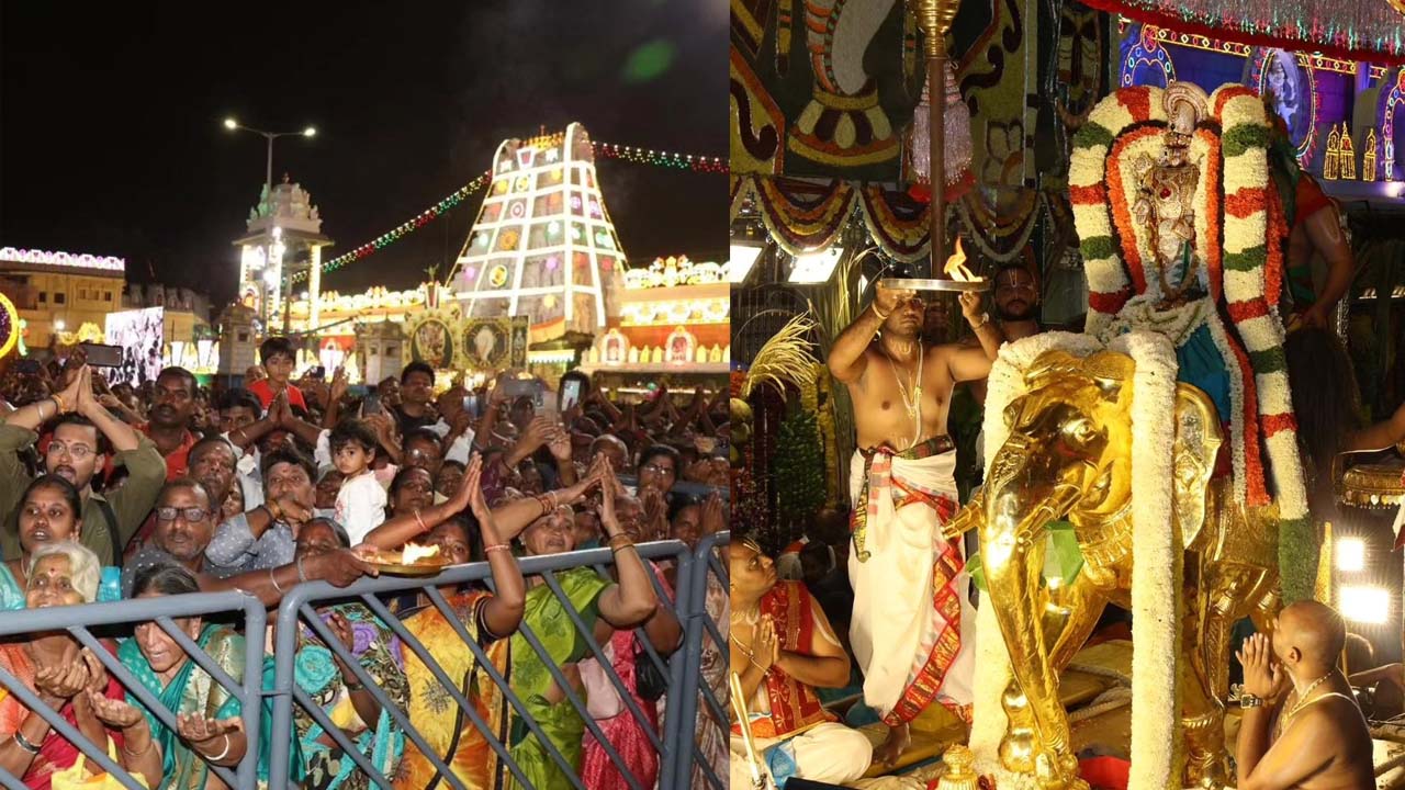 Brahmotsavam | గజవాహనంపై మలయప్ప విహారం.. పరవశించిన భక్తజనం