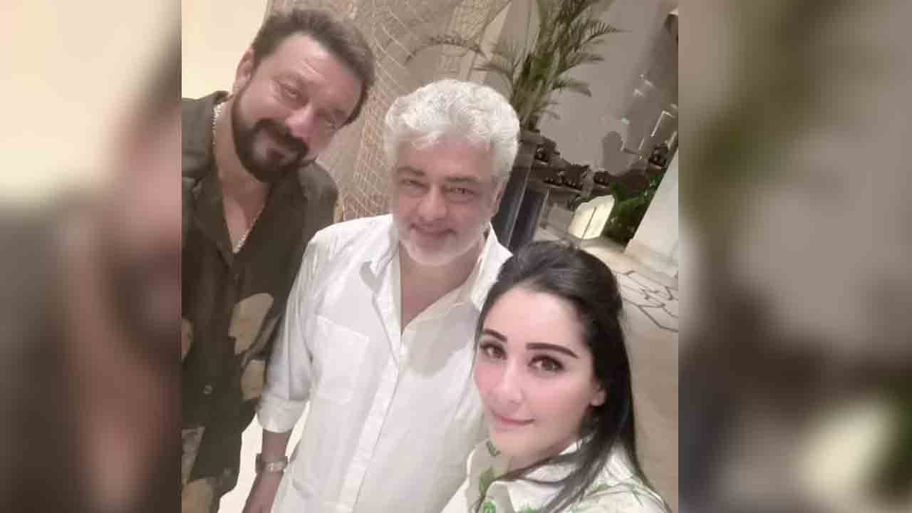 VidaaMuyarchi | అజిత్‌, సంజయ్‌ దత్‌తో మాన్యతాదత్‌ సెల్ఫీ.. VidaaMuyarchi అప్‌డేట్‌