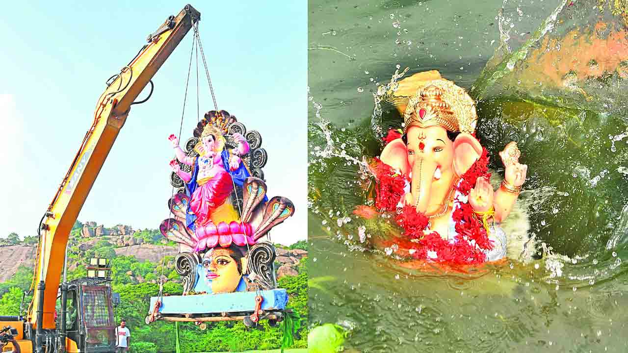 బై బై గణేశా.. గణ వీడ్కోలు