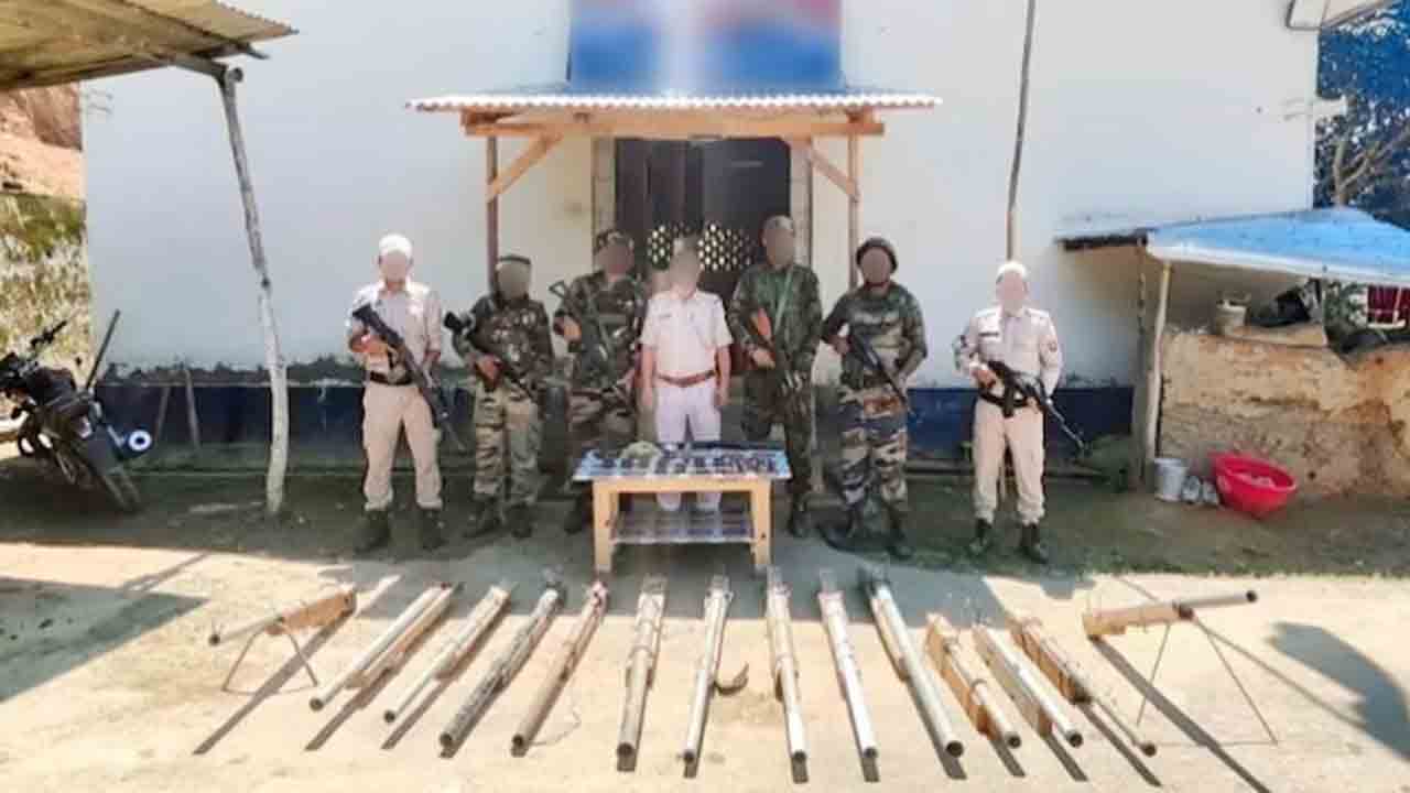 Manipur | మణిపూర్‌లో భద్రతా దళాల పురోగతి.. భారీగా ఆయుధాలు స్వాధీనం