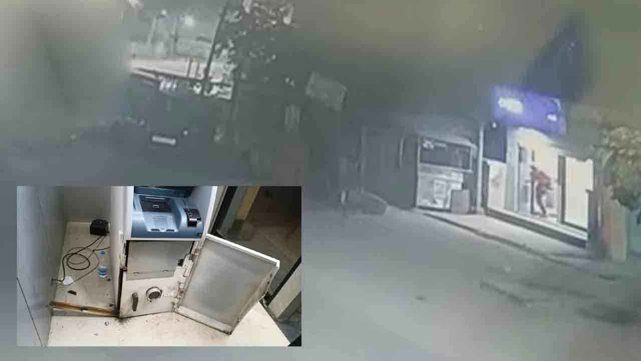 ఎస్‌బీఐ ఏటీఎంలో 12లక్షలు చోరీ