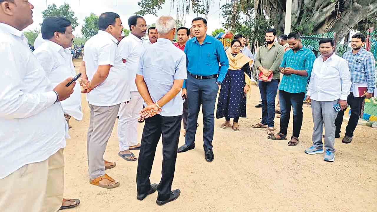 నేడు మంత్రి పర్యటన