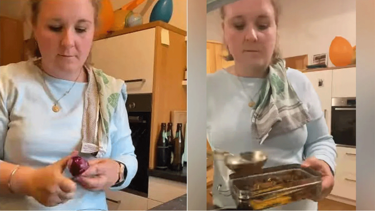 Viral Video | భర్త కోసం రొట్టెలు, శనగల కూర చేసిపెట్టిన జర్మన్‌ మహిళ