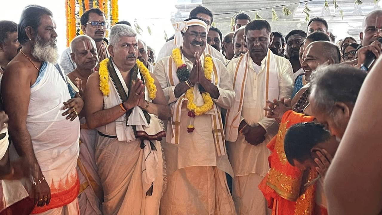 Minister errabelli | వల్మిడిలో ఘనంగా సీతారామచంద్రస్వామి విగ్రహ ప్రతిష్టాపన ఉత్సవాలు