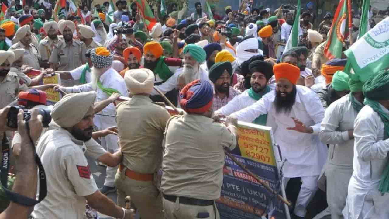 పంజాబ్‌ రైతుల పోరుబాట