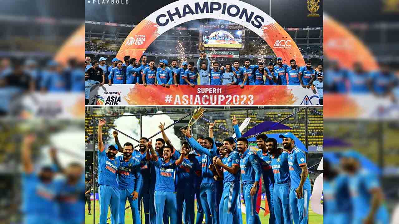 Asia Cup | టీమిండియా విన్నింగ్ మూమెంట్స్.. వైరలవుతోన్న ఆసియా క‌ప్ ట్రోఫీ సంబురాలు