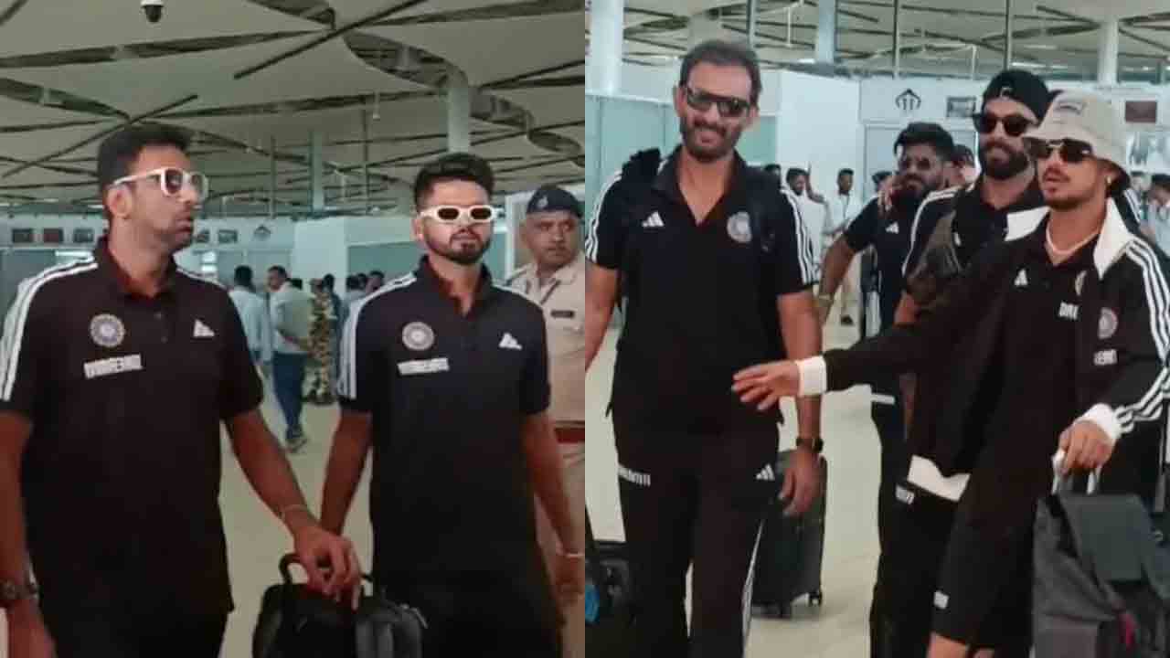 Team India | ఆసీస్‌తో మూడో వ‌న్డే.. రాజ్‌కోట్ చేరుకున్న భార‌త జ‌ట్టు