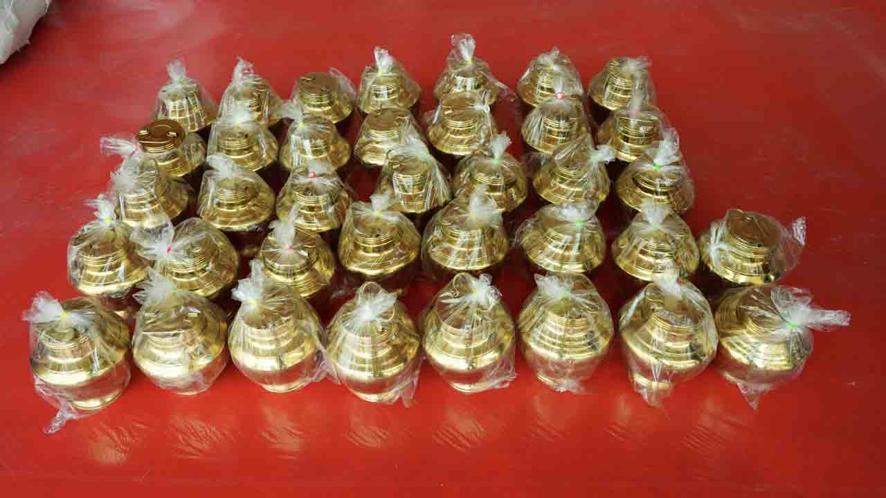 1008 కలశాలకు పూజలు