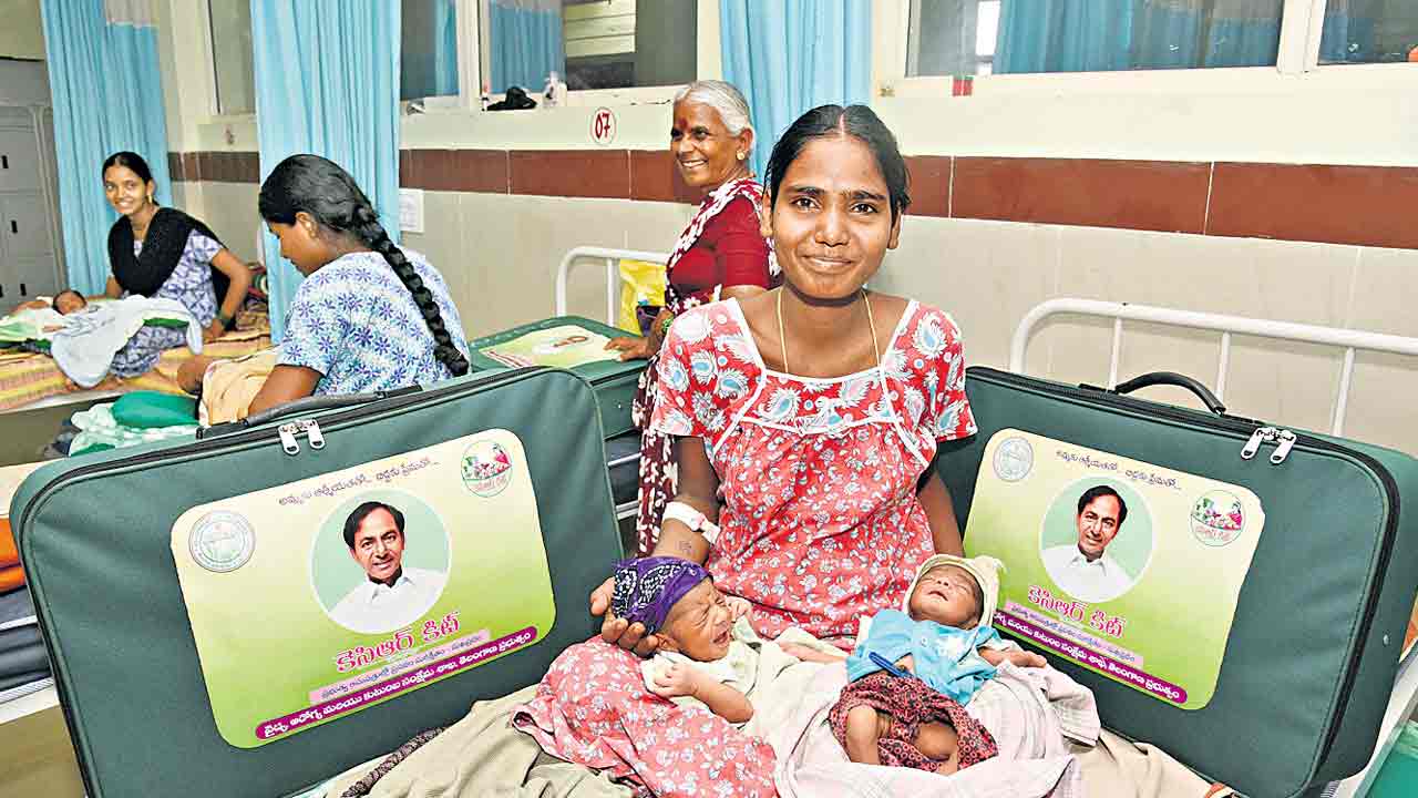 Telangana | మ‌రో రికార్డు సృష్టించిన స‌ర్కార్ ద‌వాఖాన‌లు.. ఒక్క ఆగ‌స్టులోనే 76.3 శాతం ప్ర‌స‌వాలు..