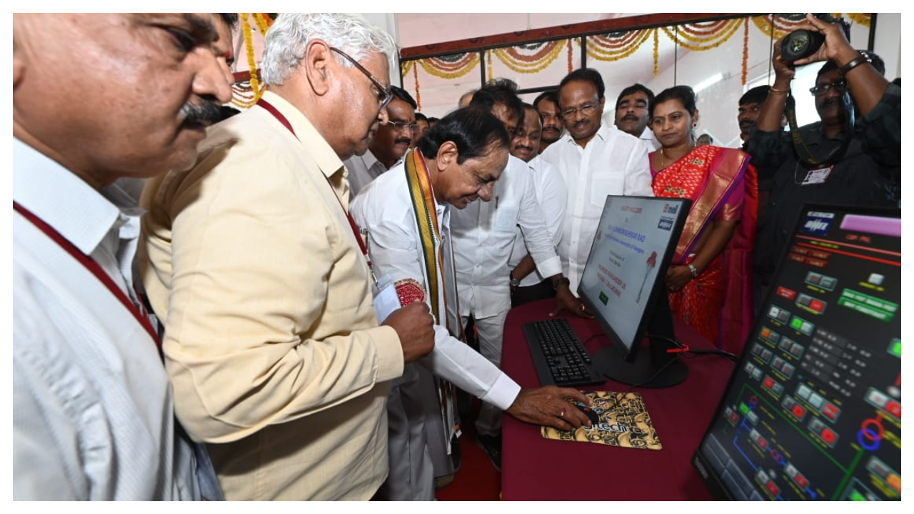 CM KCR | తెలంగాణలో మరో అపూర్వ ఘట్టం ఆవిష్కృతం.. పాలమూరు ఎత్తిపోతలను ప్రారంభించిన సీఎం కేసీఆర్