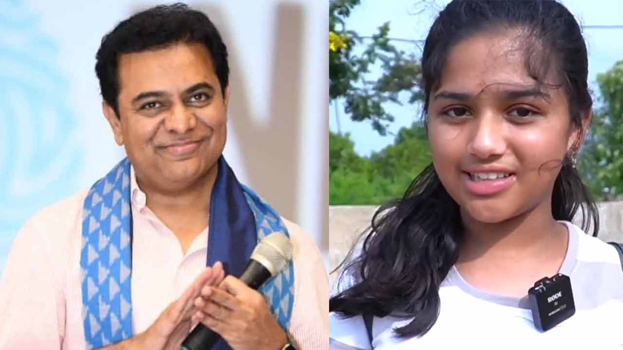 Minister KTR | పాల‌మూరు శ్లోకా తెలివితేట‌ల‌కు ముగ్ధుడైన మంత్రి కేటీఆర్..