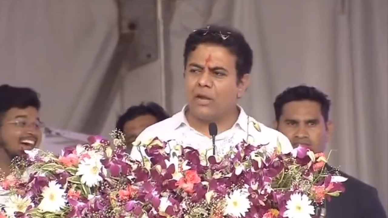 KTR | కాంగ్రెస్ అంటే క‌న్నీళ్లు.. బీఆర్ఎస్ అంటే సాగునీళ్లు : మంత్రి కేటీఆర్